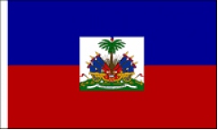 Haiti State Hand Waving Flags